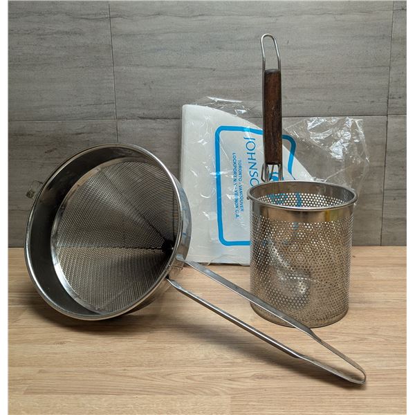Fine Mesh Strainer & Pasta Basket  | FtB/TK2