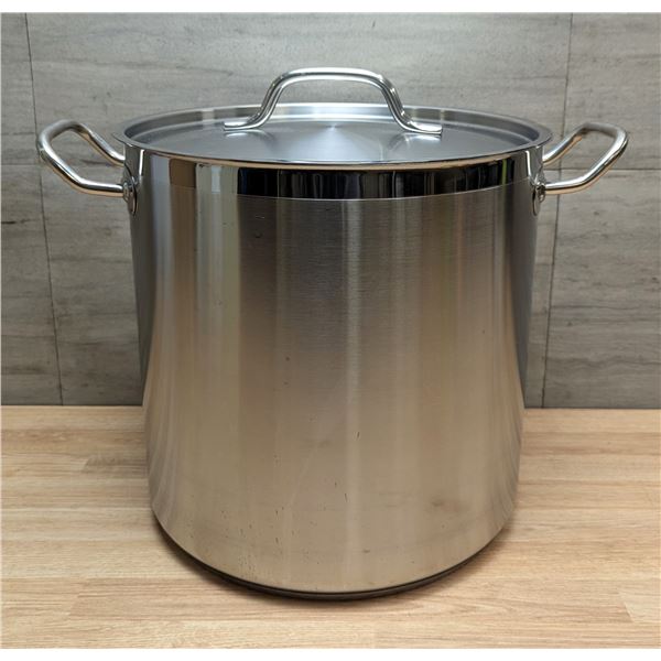 Heavy Duty 18qt Stainless Stock Pot with Lid | RackH