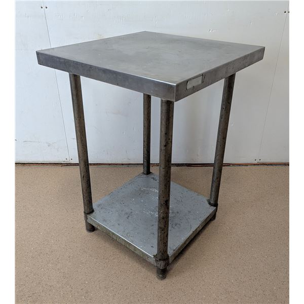 24" x 24" Stainless Steel Work Table | PZ2/R6-1