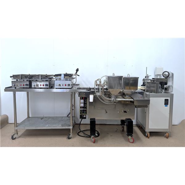 Taiyaki/Fish Auto & Manual Waffle Makers With Packaging Machine - Lot of 5pcs | MR1-1MR4-1R3