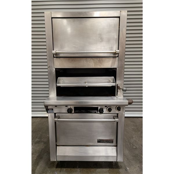 Garland M60XR Gas Heavy-Duty Upright Broiler W/Standard & Finishing Ovens | RBD