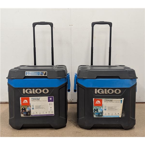 Igloo 58L Maxcold Latitude Coolers - Lot of 2 | L7R1/PZ12