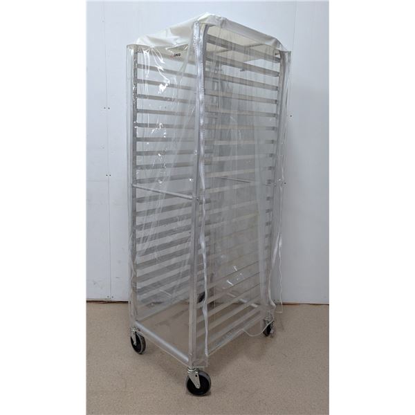 Omcan 20 Slide Aluminum Bun Pan Rack With Cover | ME3