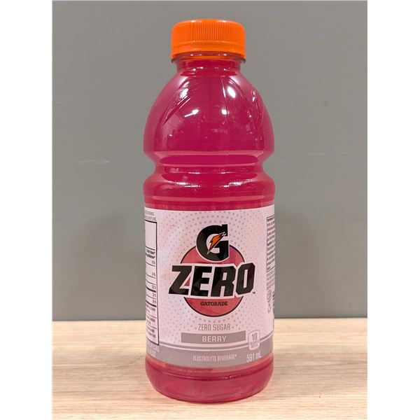 Gatorade Zero Sugar, Berry, 591mL - Lot of 11 | L4-2