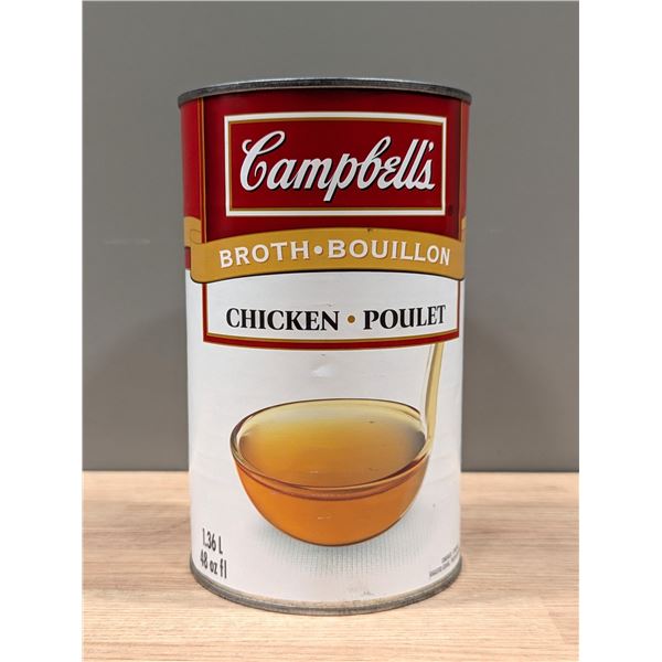 Campbell's Chicken Broth 1.36L - Lot of 6 | L4-2