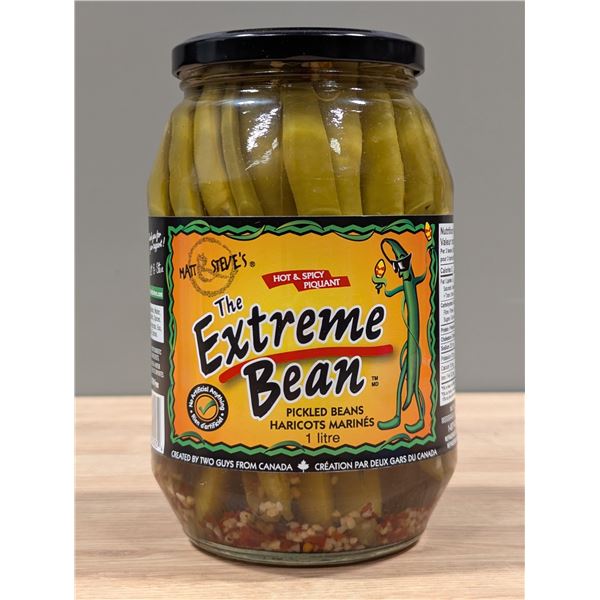 Matt & Steve's The Extreme Bean Pickled Beans, 1L - Lot of 10 | L4-1