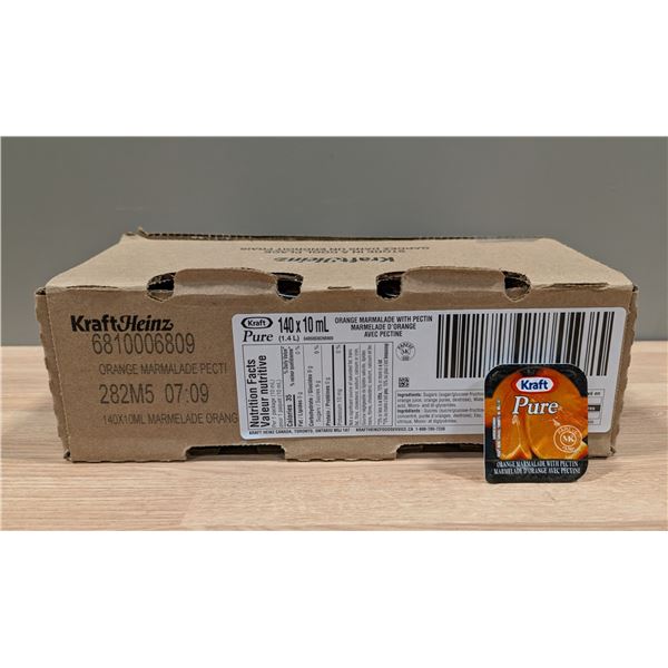 Kraft Pure Orange Marmalade with Pectin, 10mL - Lot of 140 | L4-3