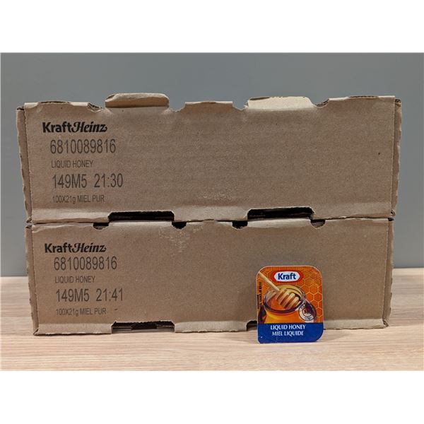 Kraft Liquid Honey, 21g - Lot of 200 ( 2Case ) | L4-3