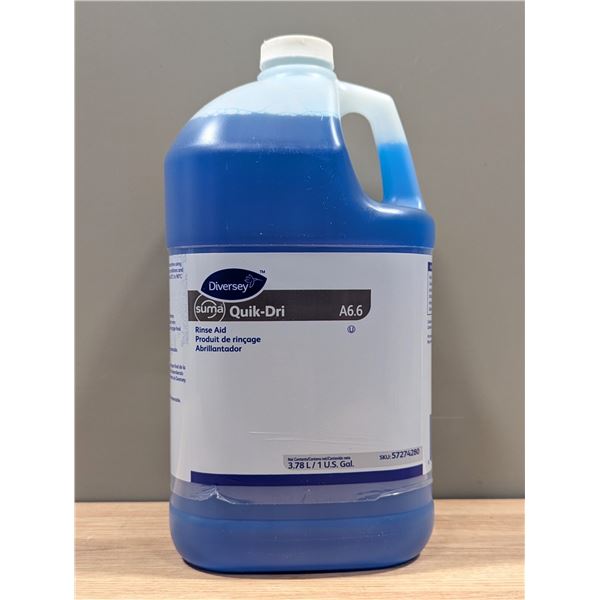 Diversey Quik-Dri Rinse Aid, 3.78L - Lot of 4 | L4-2