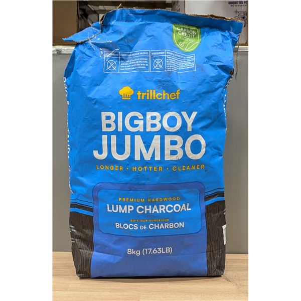 Trillchef Bigboy Jumbo Lump Charcoal, 8Kg  | EC5