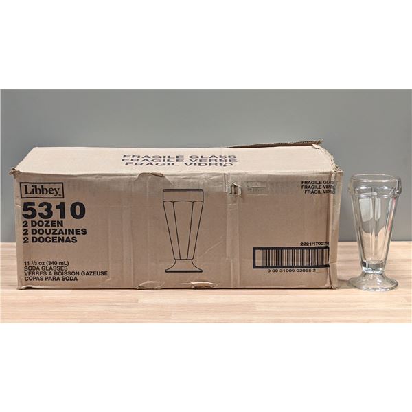 Libbey 5310,  11 1/2oz Soda Glass  - Lot of 24 ( 1 Case ) | EC4