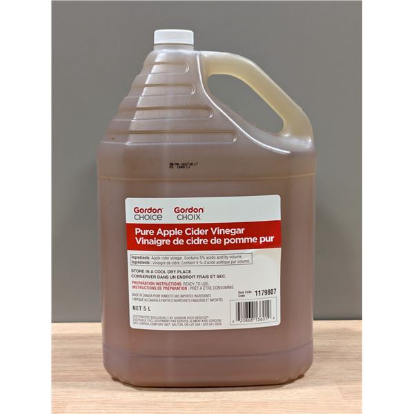 Gordon Choice Pure Apple Cider Vinegar, 5L  | L3-2