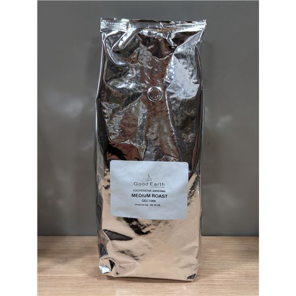 Good Earth Medium Roast Coffee Beans,GEC1005, 2Lbs,  - Lot of 3 | Cooler3