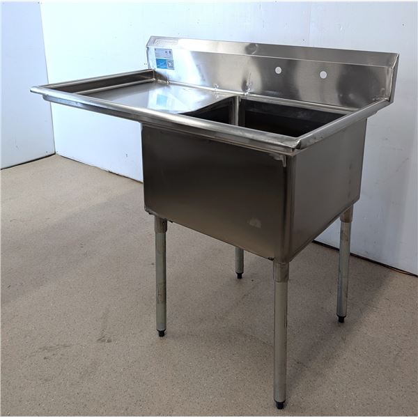 Thorinox 24" x 24" x 14" Tub Sink W/Left Drain Board | DX66