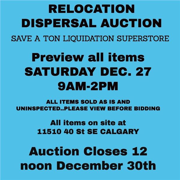 IMPORTANT PLEASE READ – Auction Terms