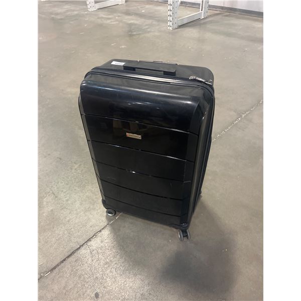 Air Canada Black Hard-Shell Spinner Luggage with TSA Lock