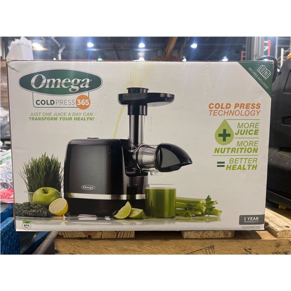Omega Cold Press 365 Juice Extractor H3000R with Cold Press Technology