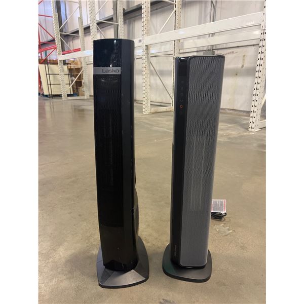 Pelonis and Lasko 30-Inch Digital Tower Heaters With 1500W Power Rating