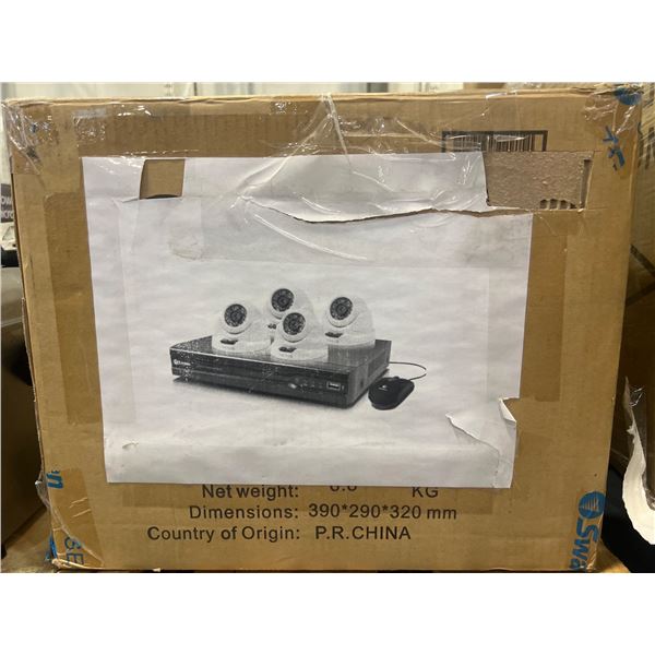 Swann NVR8 Channel SONVK-874004D-US with 4 Dome White Cameras and 2TB