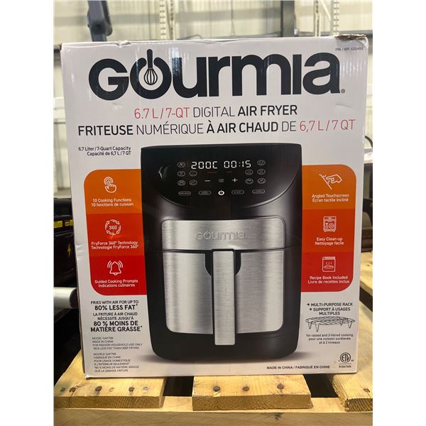 Gourmia 6.7L/7.0Qt Digital Air Fryer With Touch Controls