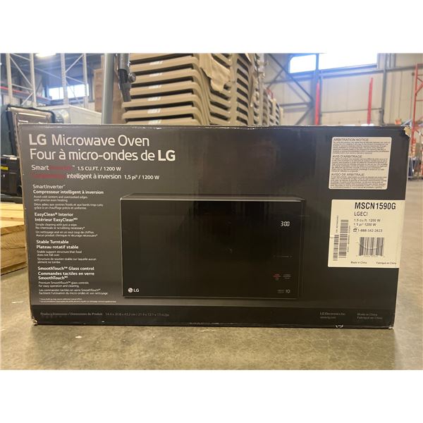 LG Microwave Oven, Smart Inverter, 1.5 Cu. Ft., 1200W
