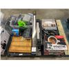 Image 1 : PALLET LOT – Kitchen Items and Electronics Including Gourmia Espresso Machine and LED Light