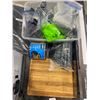Image 3 : PALLET LOT – Kitchen Items and Electronics Including Gourmia Espresso Machine and LED Light