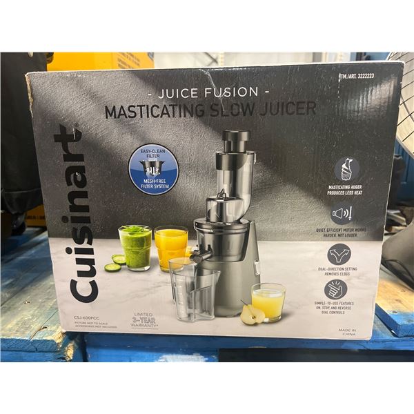 Cuisinart Juice Fusion Masticating Slow Juicer Model CSJ-300