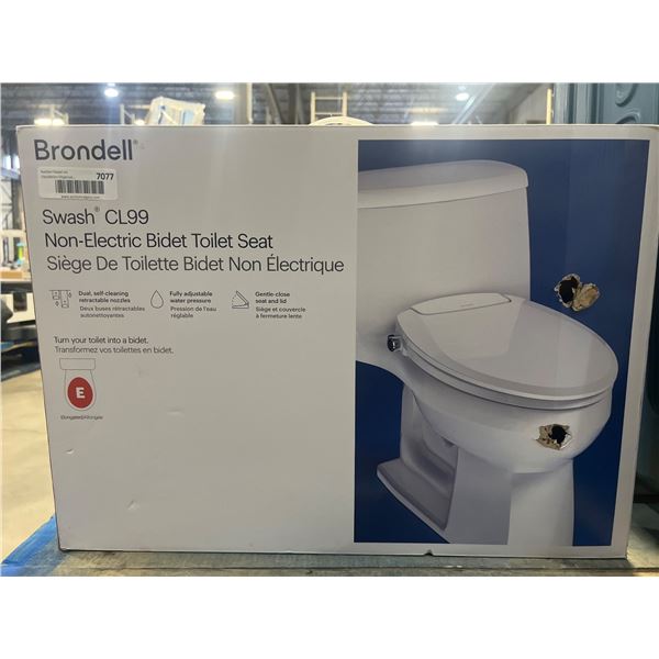 Brondell Swash CL99 Non-Electric Bidet Toilet Seat