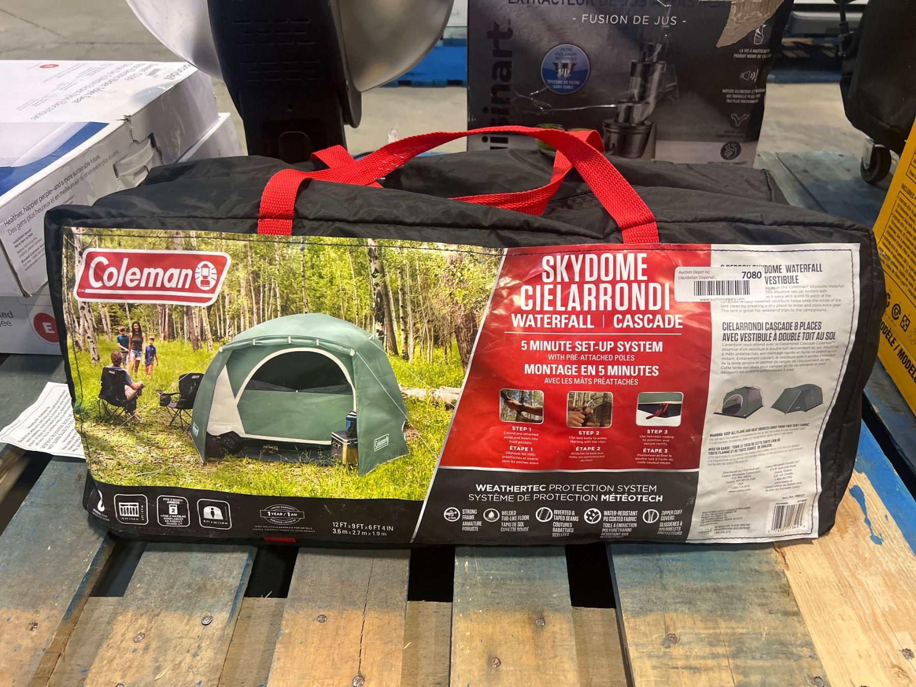 Coleman Skydome Cielarrondi Waterfall Cascade Tent with 5-Minute Setup