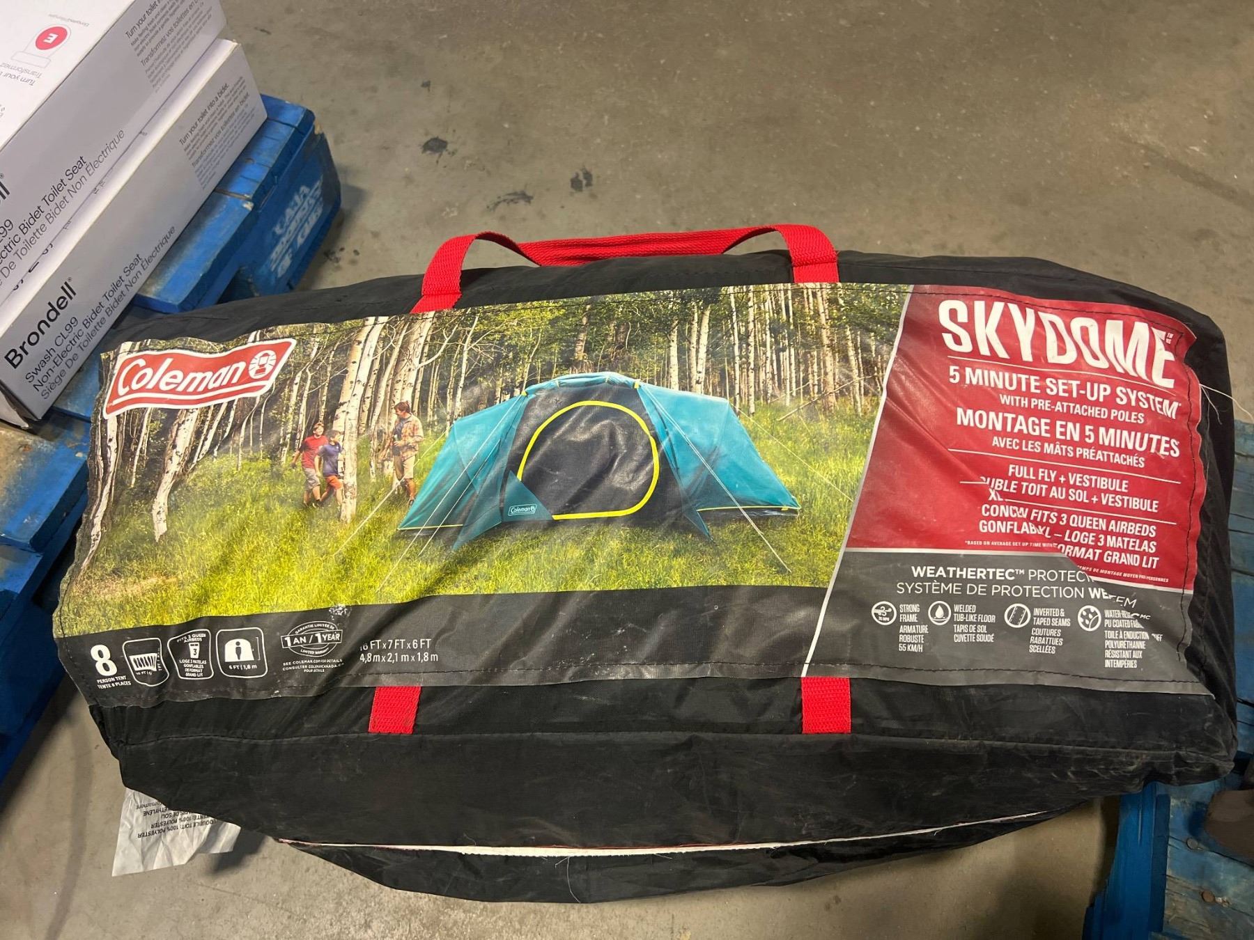 Coleman Skydome XL 8-Person Tent with Full Fly Vestibule