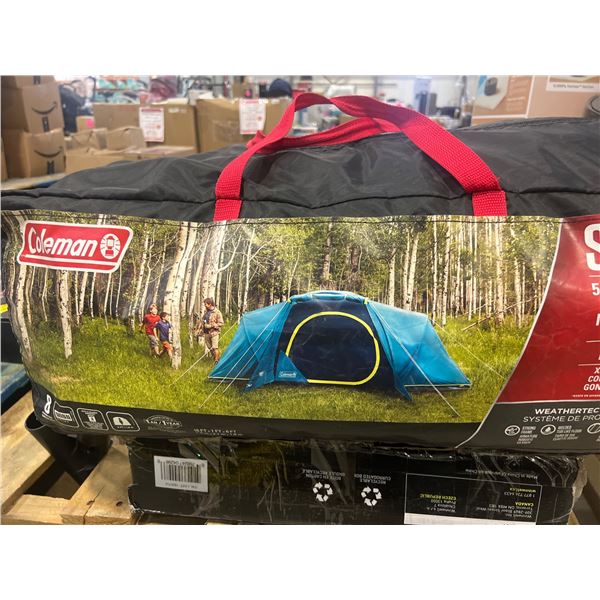 Coleman Skydome Tent and Sports Training Net Bundle