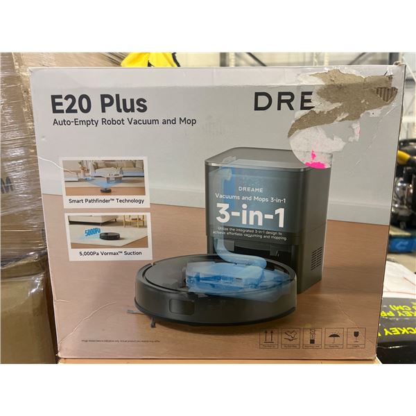 Dreame E20 Plus Auto-Empty Robot Vacuum and Mop 3-in-1