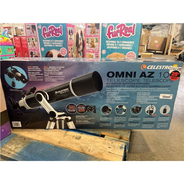 Celestron Omni AZ 102 Telescope with Bluetooth Compatibility