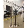 Image 2 : Two Pre-Lit Artificial Trees with LED Lights and Power Adapters