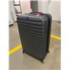 Image 1 : Gray Hard Shell Spinner Suitcase with Combination Lock