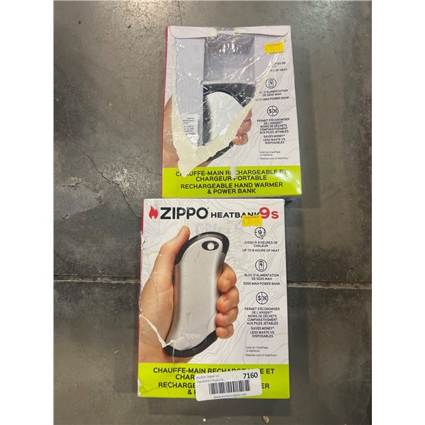 Zippo HeatBank 9s Rechargeable Hand Warmer and Power Bank, Model 40465