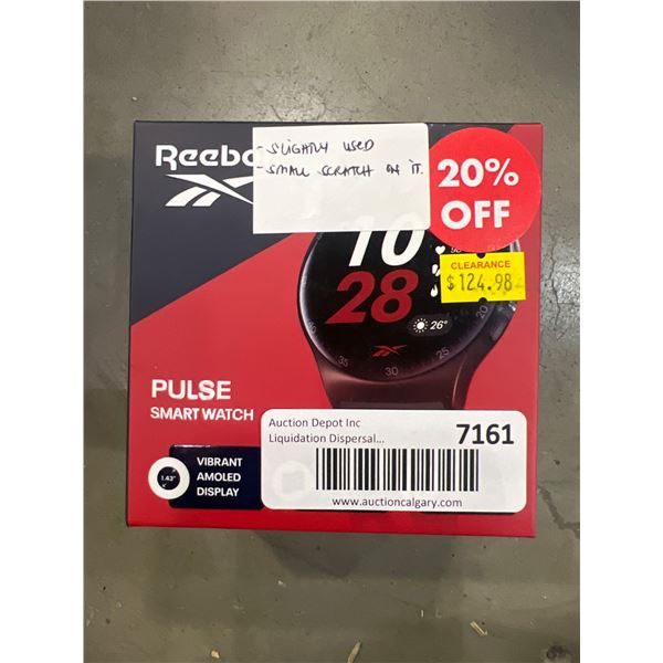 Reebok Pulse Smartwatch with AMOLED Display and GPS Tracking