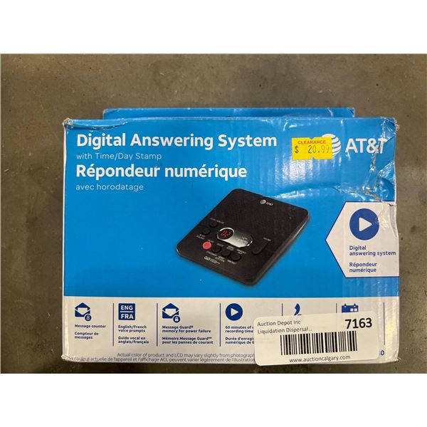 AT&T Digital Answering System 1740 with Time/Day Stamp