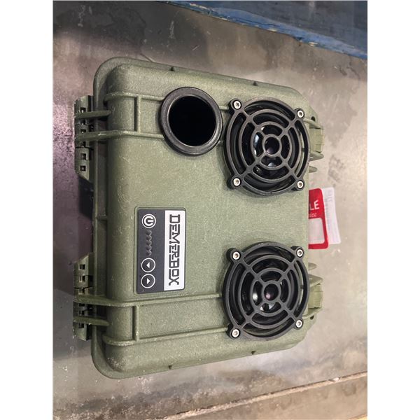 DemerBox DB2 Portable Speaker System in Green with Accessories