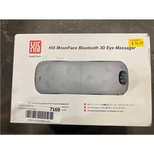 Hi5 MoonFace Bluetooth 3D Eye Massager with Model HX-5 Features