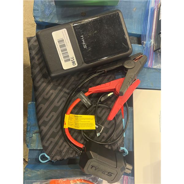 Type S 550 Amp Jump Starter with Cables and Accessories