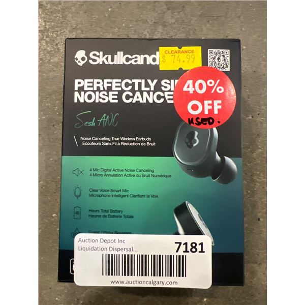 Skullcandy Sesh ANC Noise Cancelling True Wireless Earbuds
