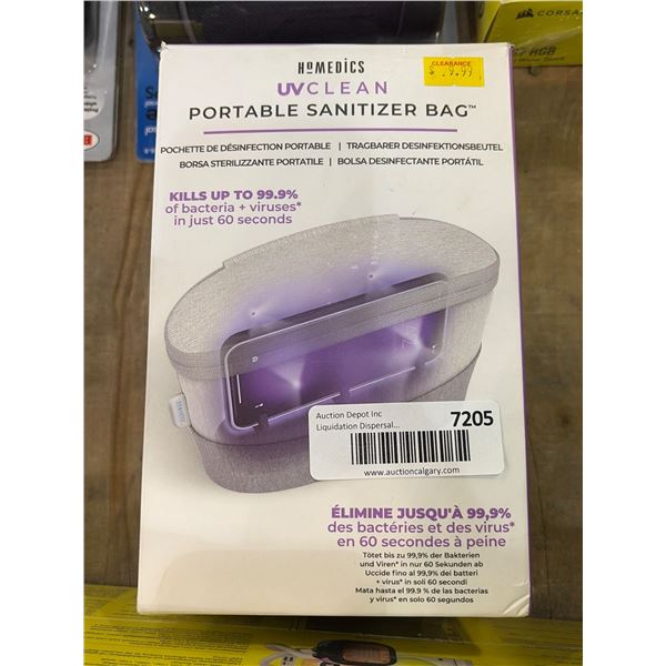 Homedics UV Clean Portable Sanitizer Bag