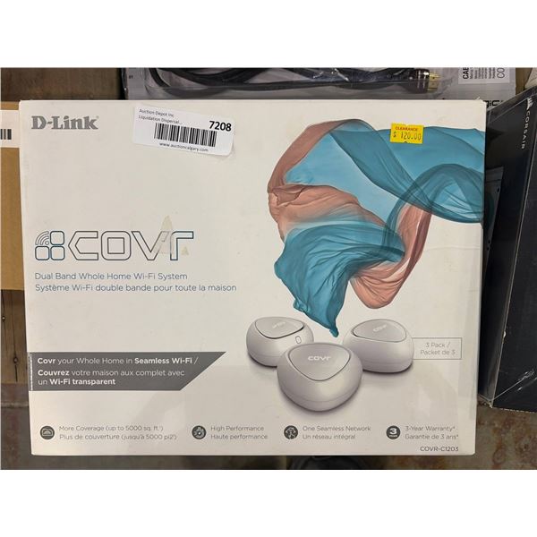 D-Link Covr C1203 Tri-Band Whole Home Mesh Wi-Fi System