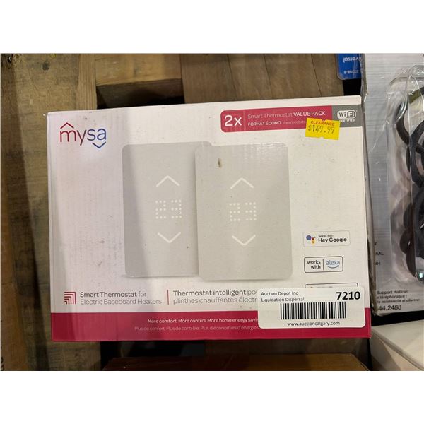 Mysa Smart Thermostats – 2 Pack – Model BB V1-1