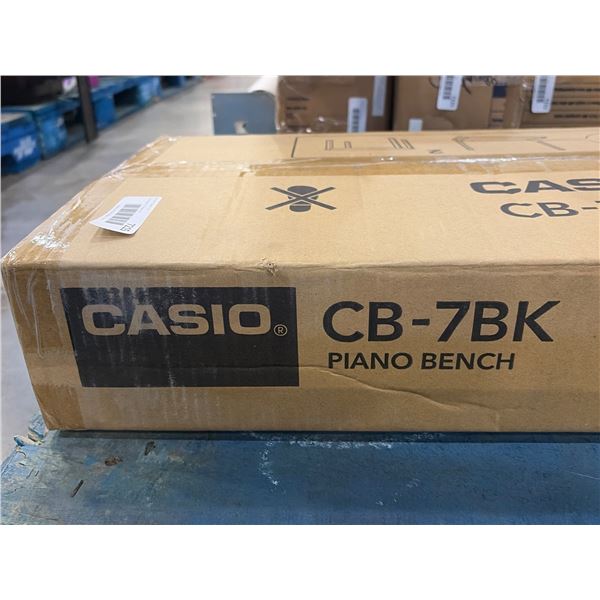Casio CB-7BK Piano Bench with Assembly Instructions