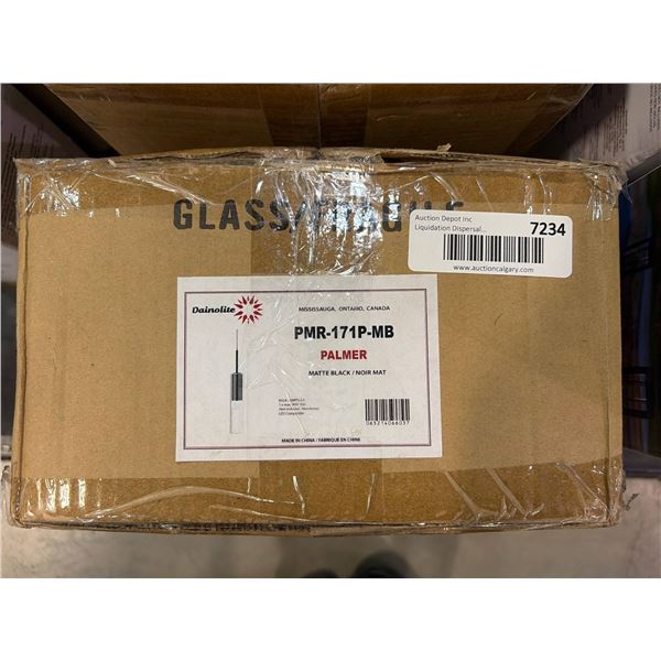 Dainolite Palmer 1-Light Pendant Model PMR-171P-ADB