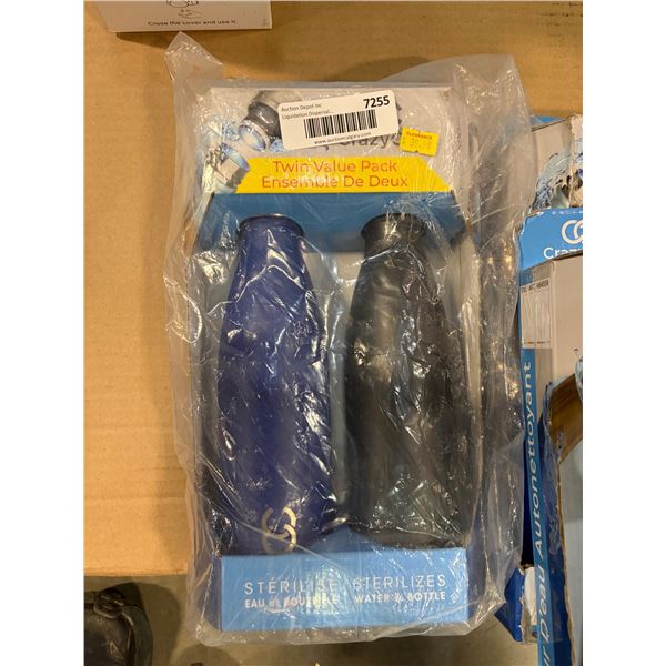 17 Oz / 500ml Twin Value Pack Water Purification Bottles