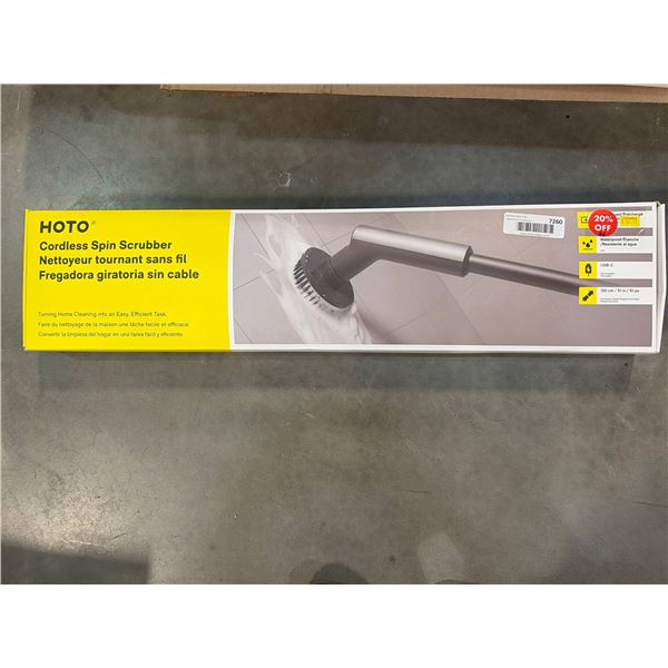 Hoto Cordless Spin Scrubber Adjustable Cleaning Kit